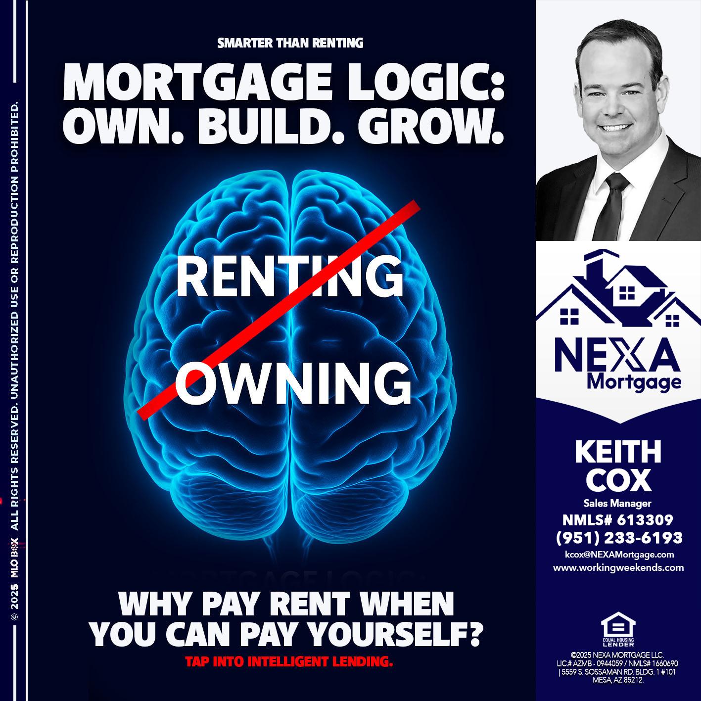 mortgage logic - Keith Cox -Sales Manager