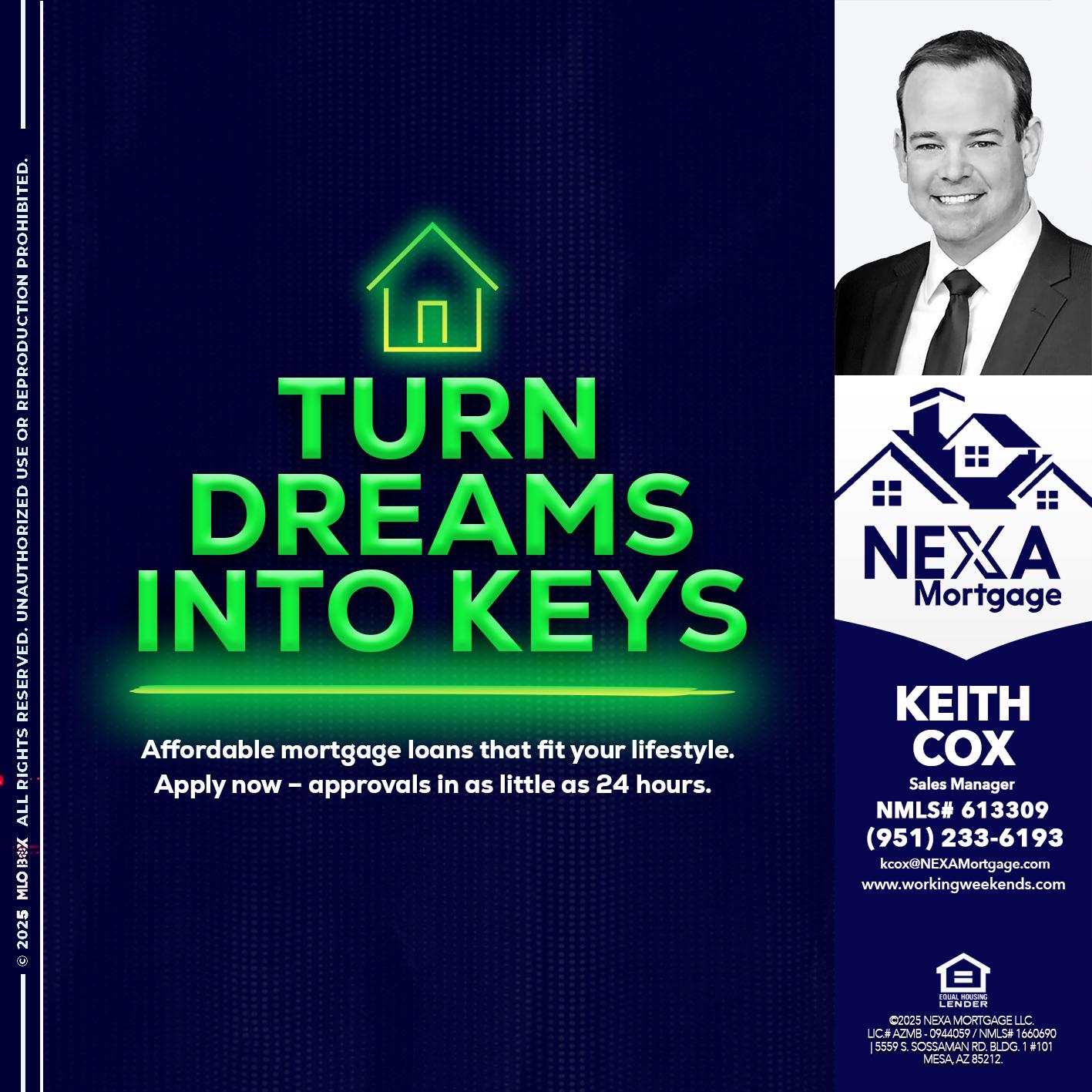 turn dreams - Keith Cox -Sales Manager