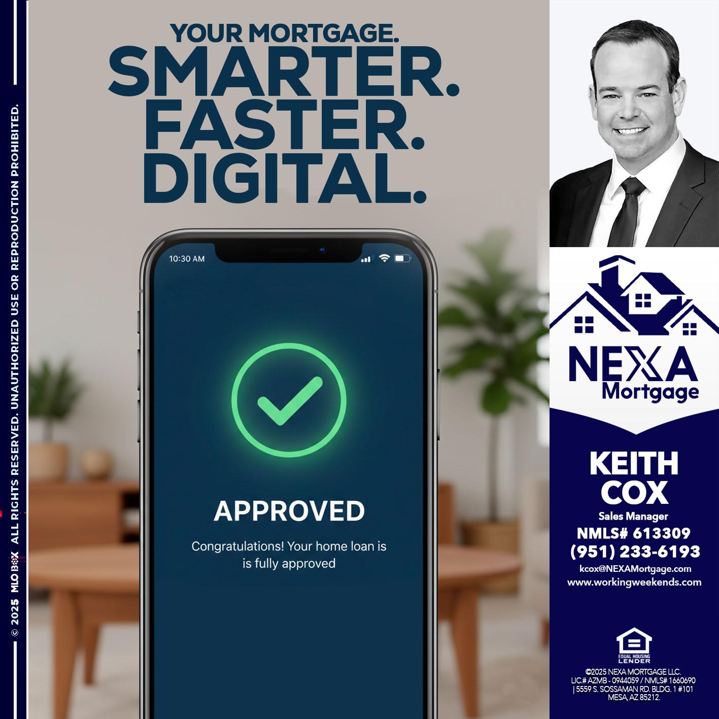 smarter faster digital - Keith Cox -Sales Manager