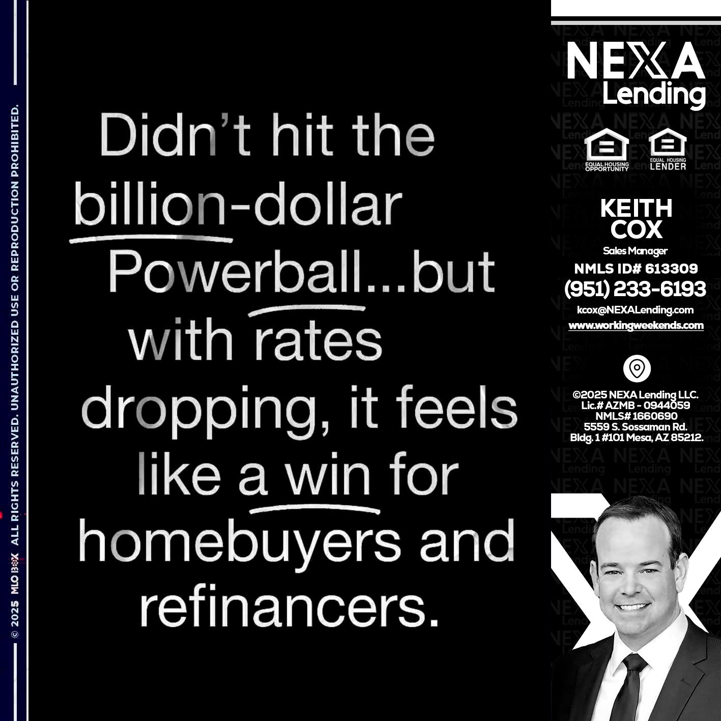 DIDNT HIT - Keith Cox -Sales Manager