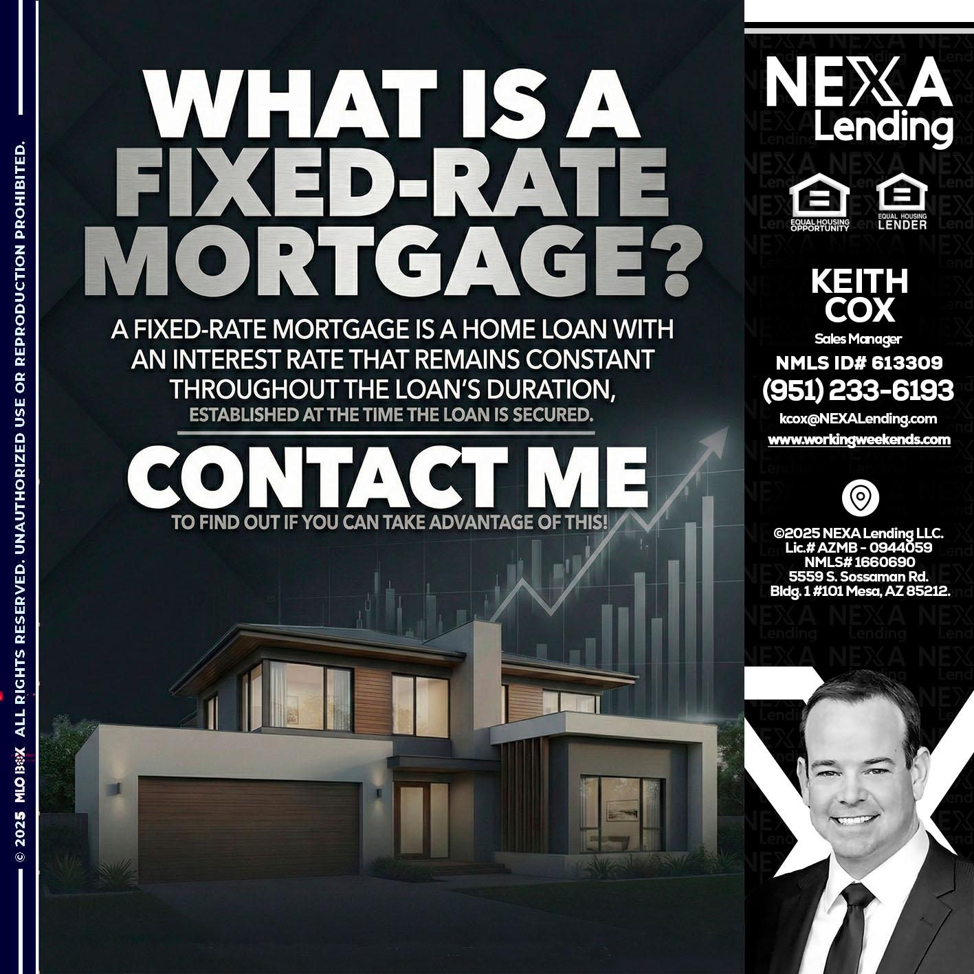 WHAT IS A - Keith Cox -Sales Manager