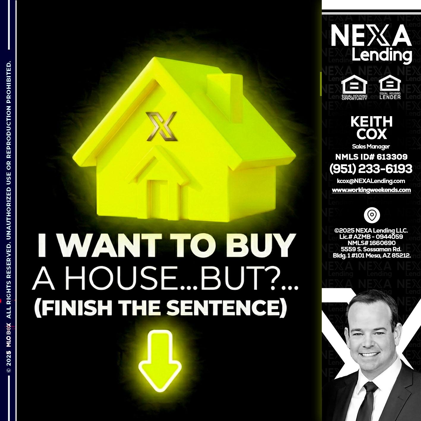 i want to buy - Keith Cox -Sales Manager