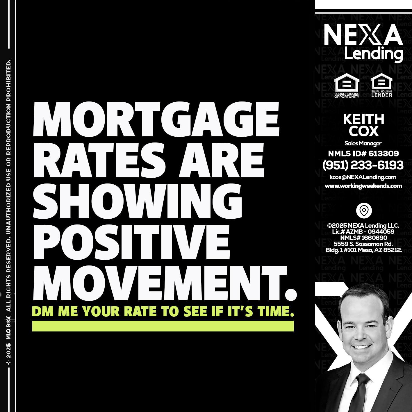 MORTGAGE - Keith Cox -Sales Manager