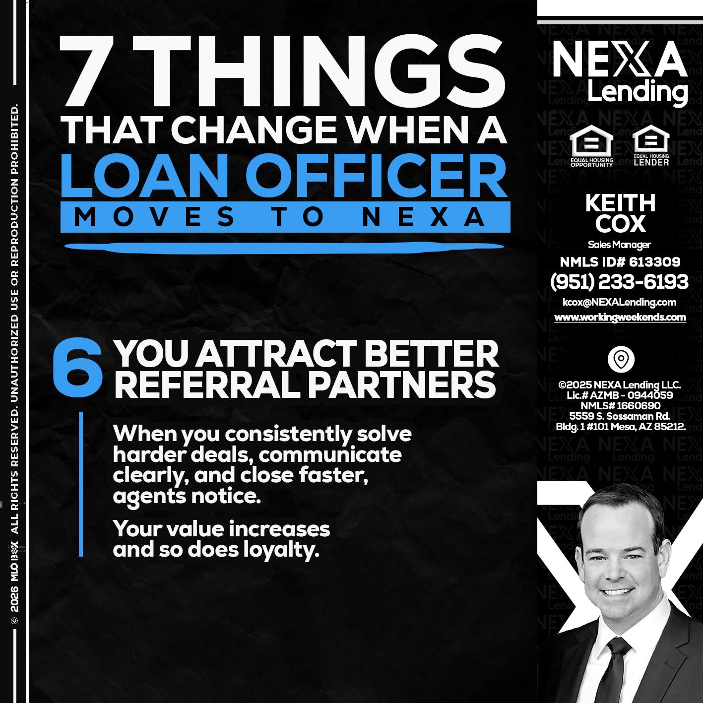 7 THINGS (6) - Keith Cox -Sales Manager