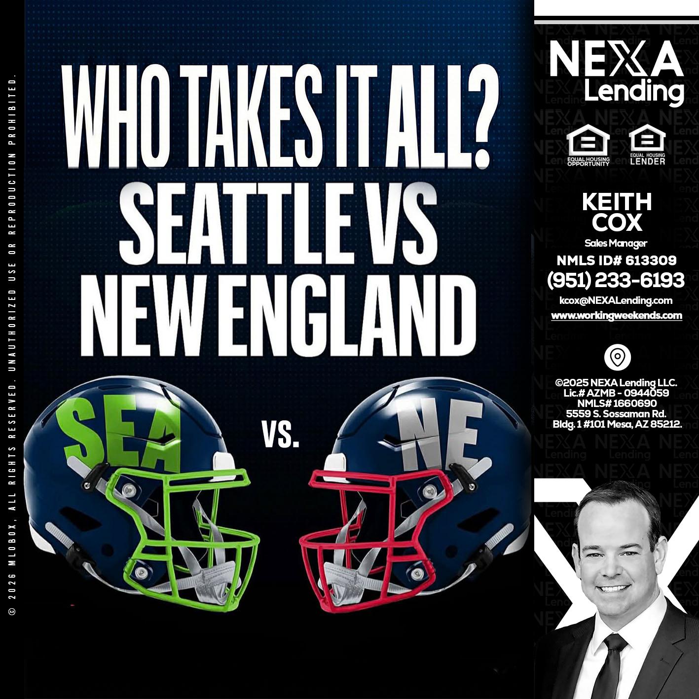 WHO TAKE IT ALL? - Keith Cox -Sales Manager