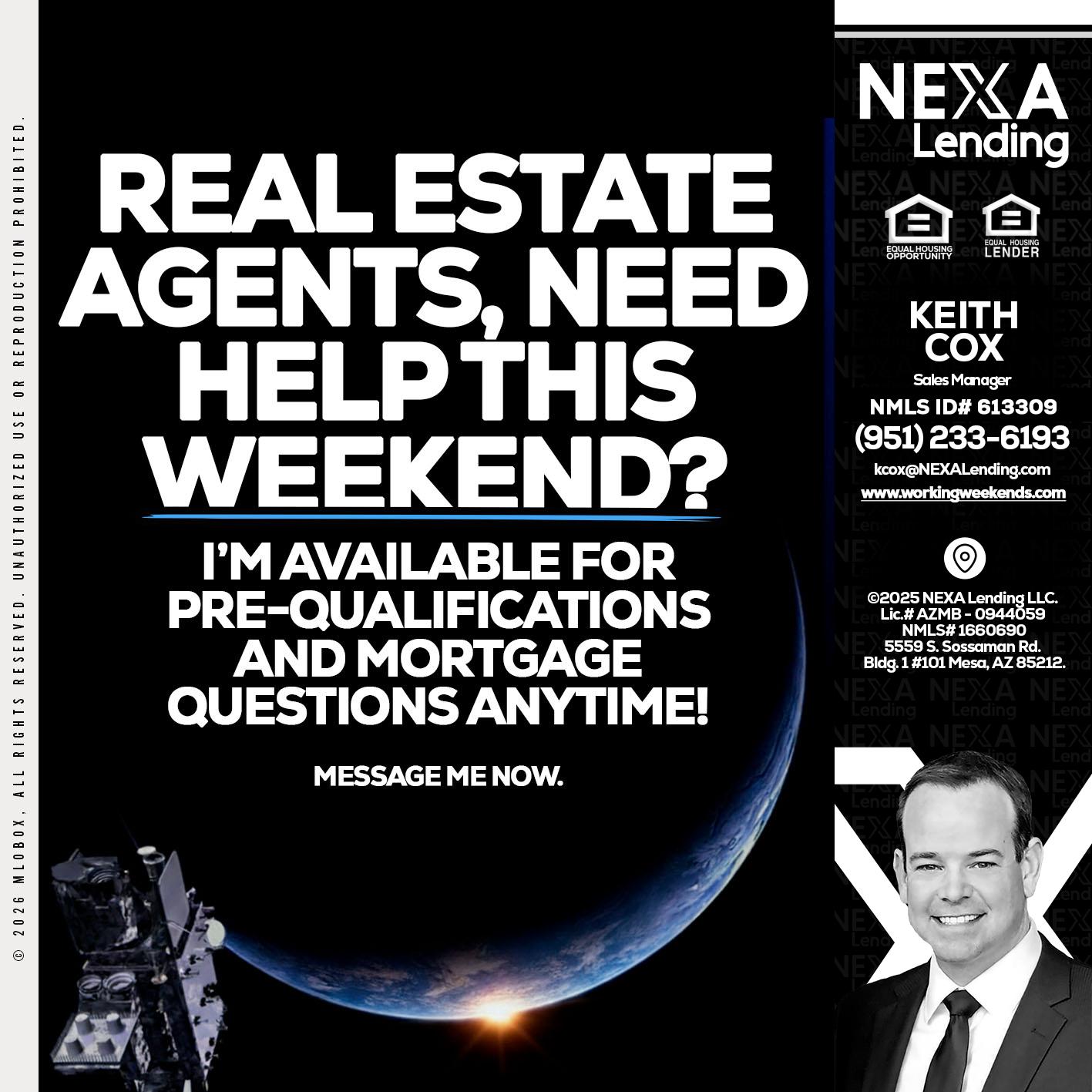 REAL ESTATE AGENTS - Keith Cox -Sales Manager