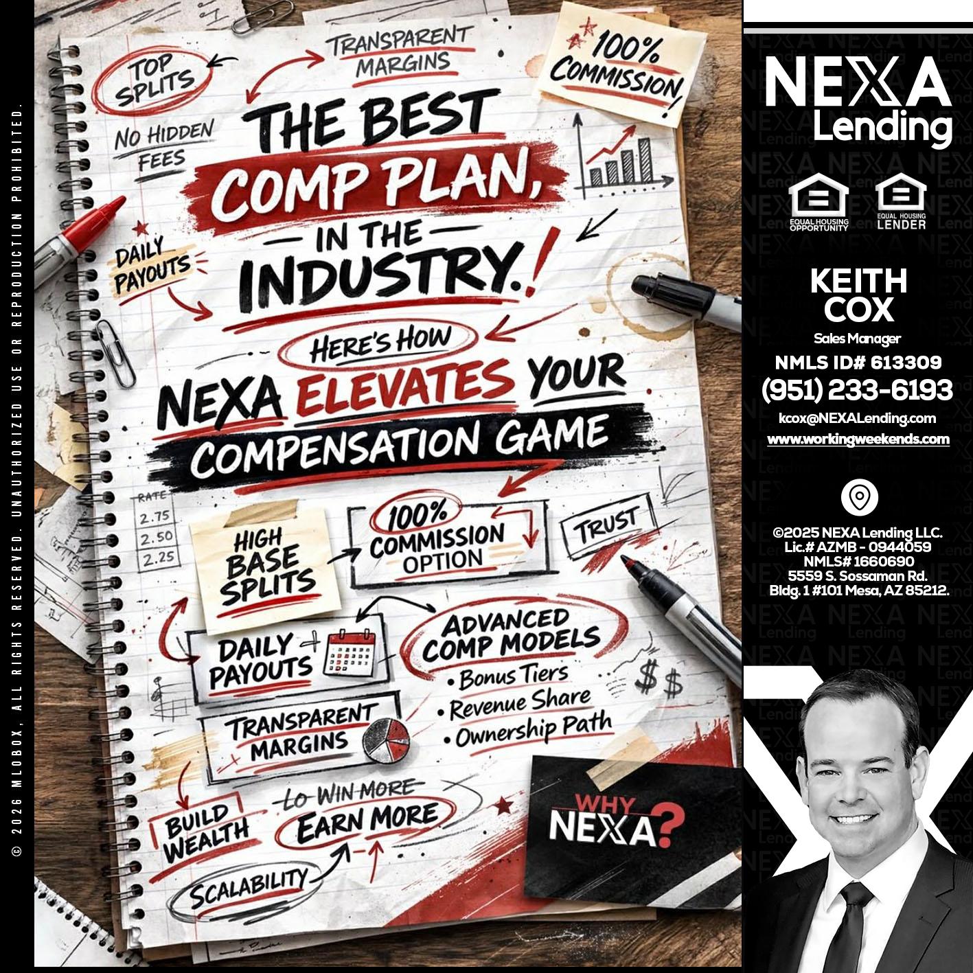 THE BEST COMP - Keith Cox -Sales Manager