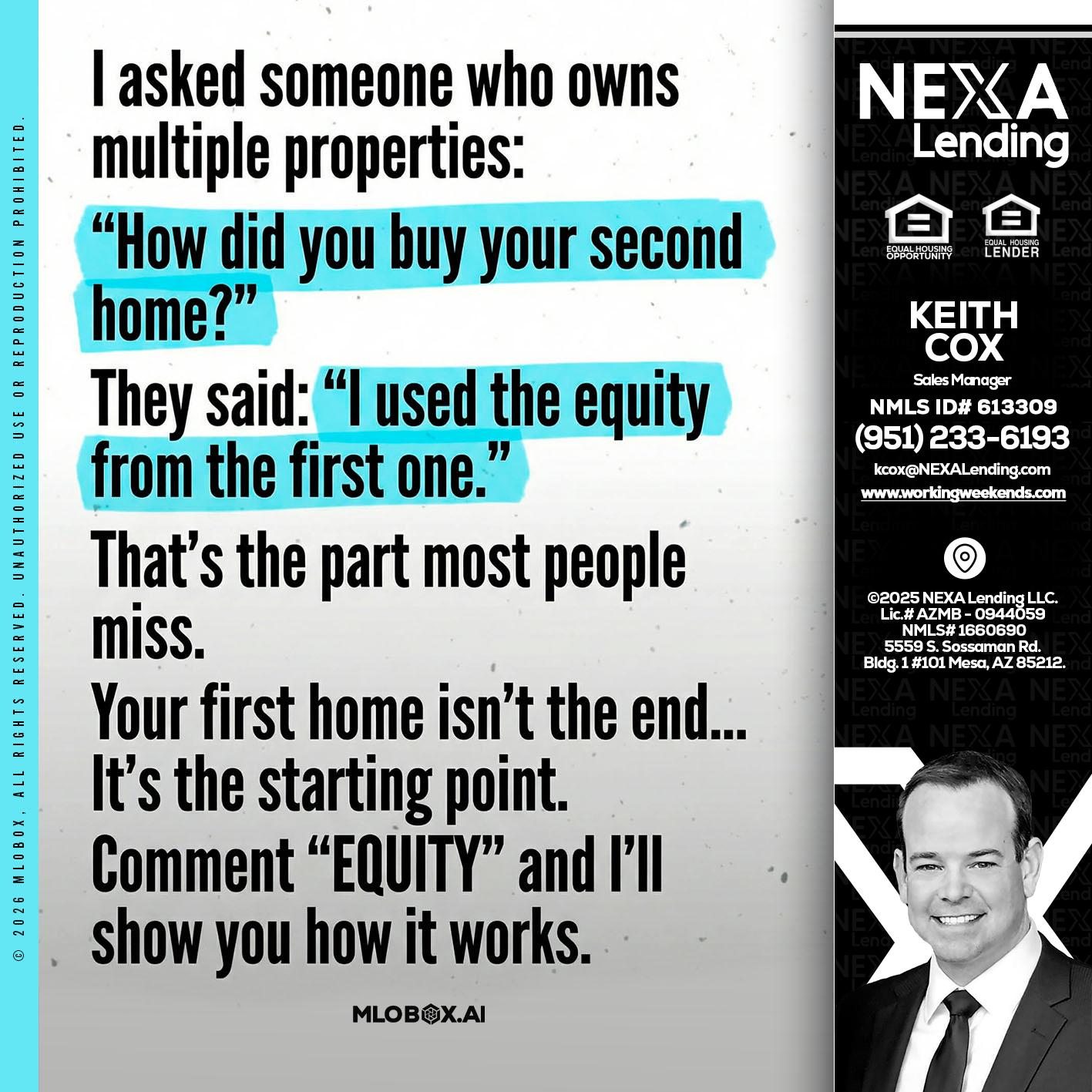 I asked someone - Keith Cox -Sales Manager