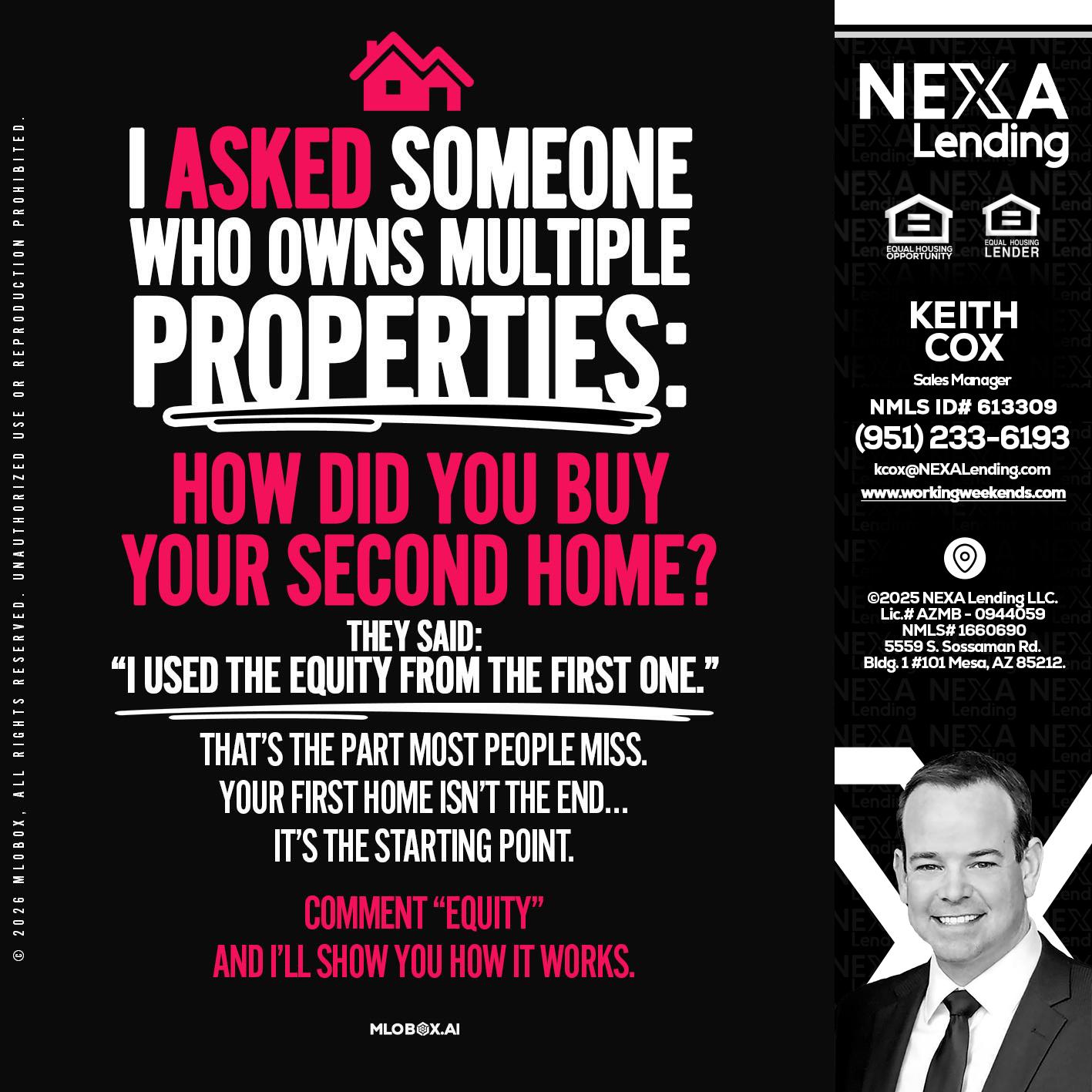 I ASKED SOMEONE - Keith Cox -Sales Manager