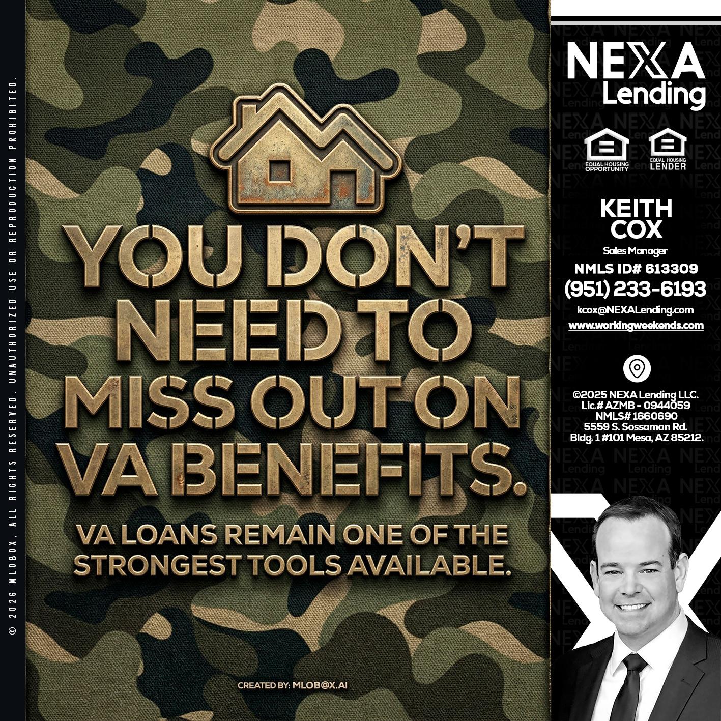 you don't need - Keith Cox -Sales Manager