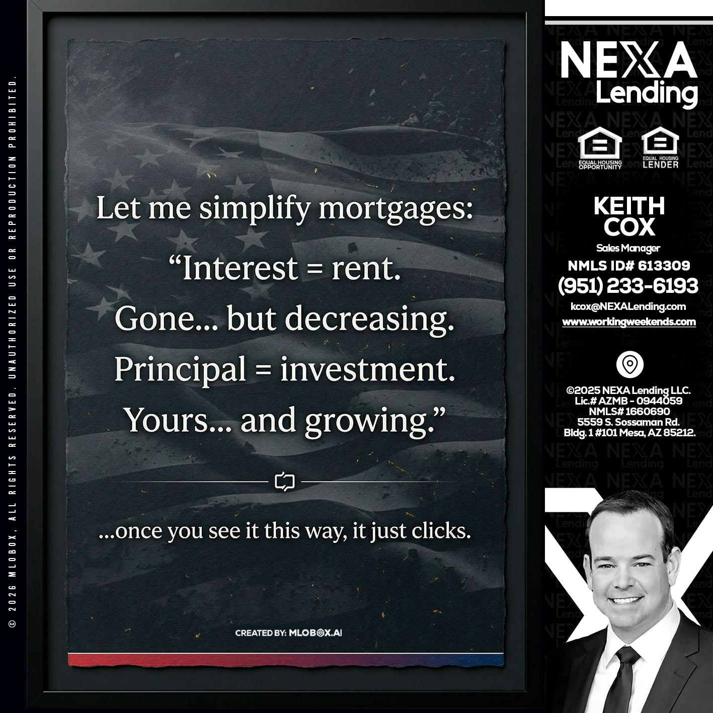 LET ME SIMPLIFY - Keith Cox -Sales Manager