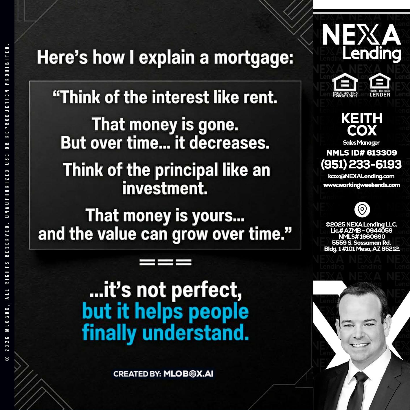 HERES NOW - Keith Cox -Sales Manager