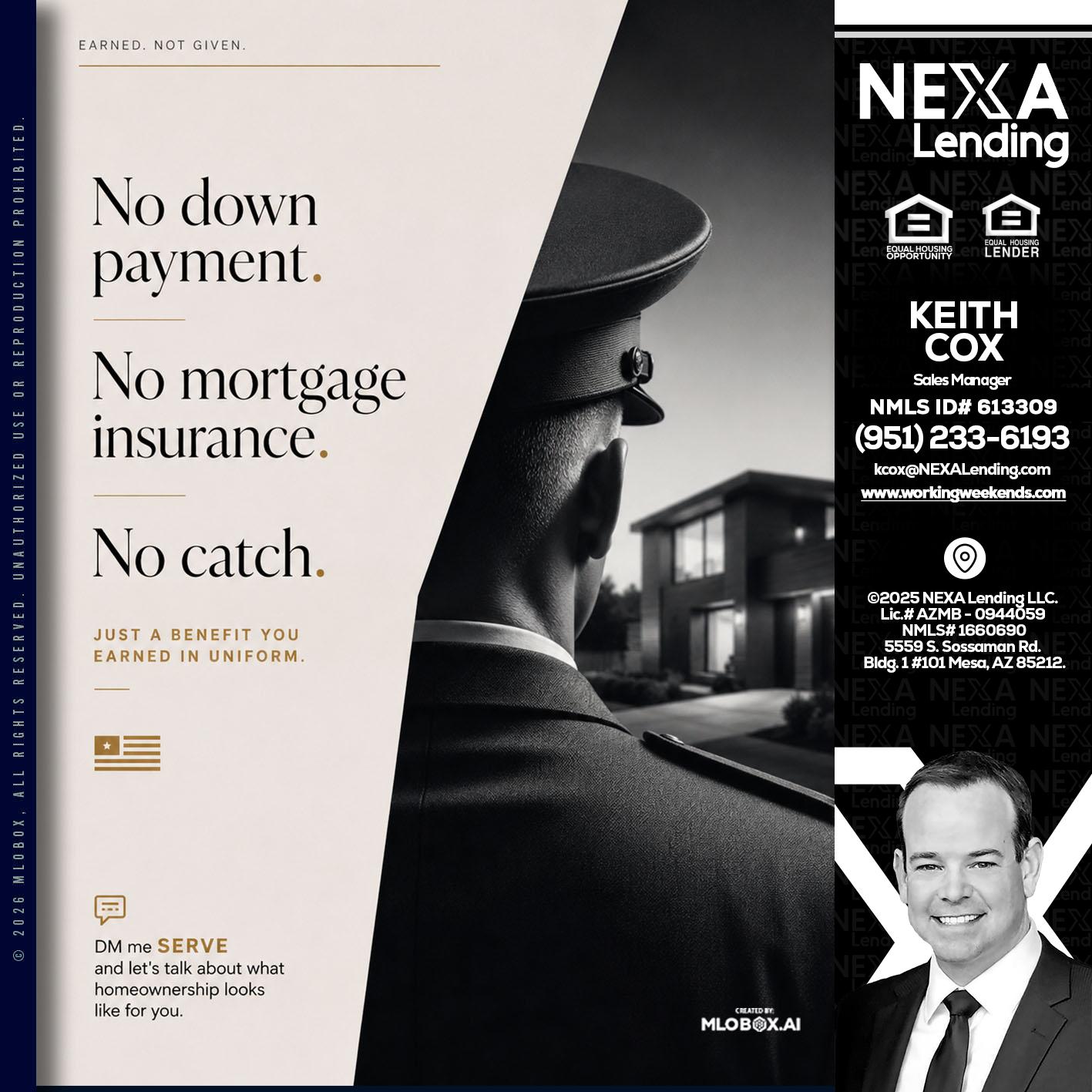 NO DOWN PAYMENT - Keith Cox -Sales Manager