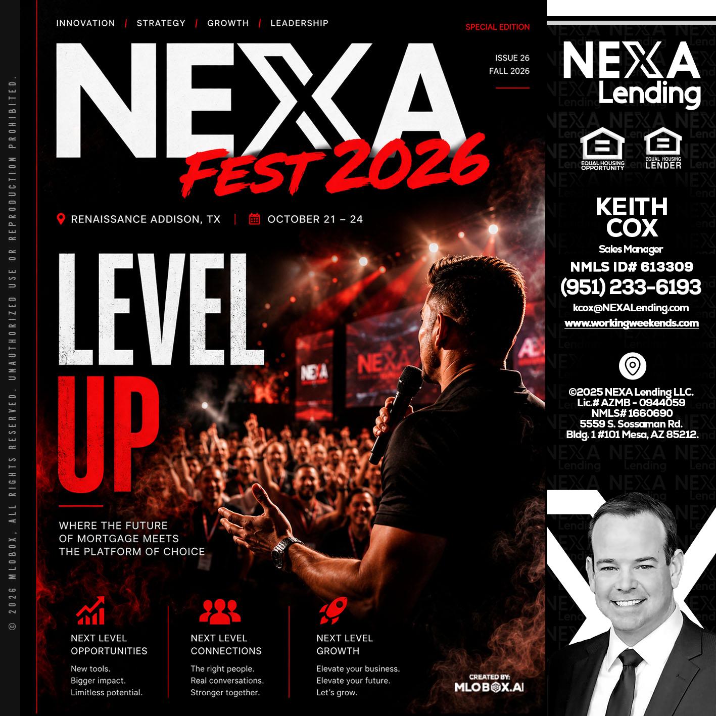 NEXA FEST 2026 - Keith Cox -Sales Manager
