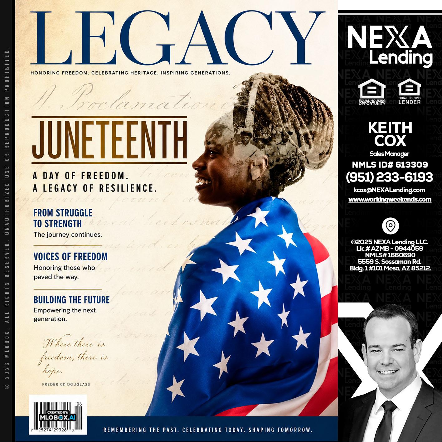LEGACY - Keith Cox -Sales Manager