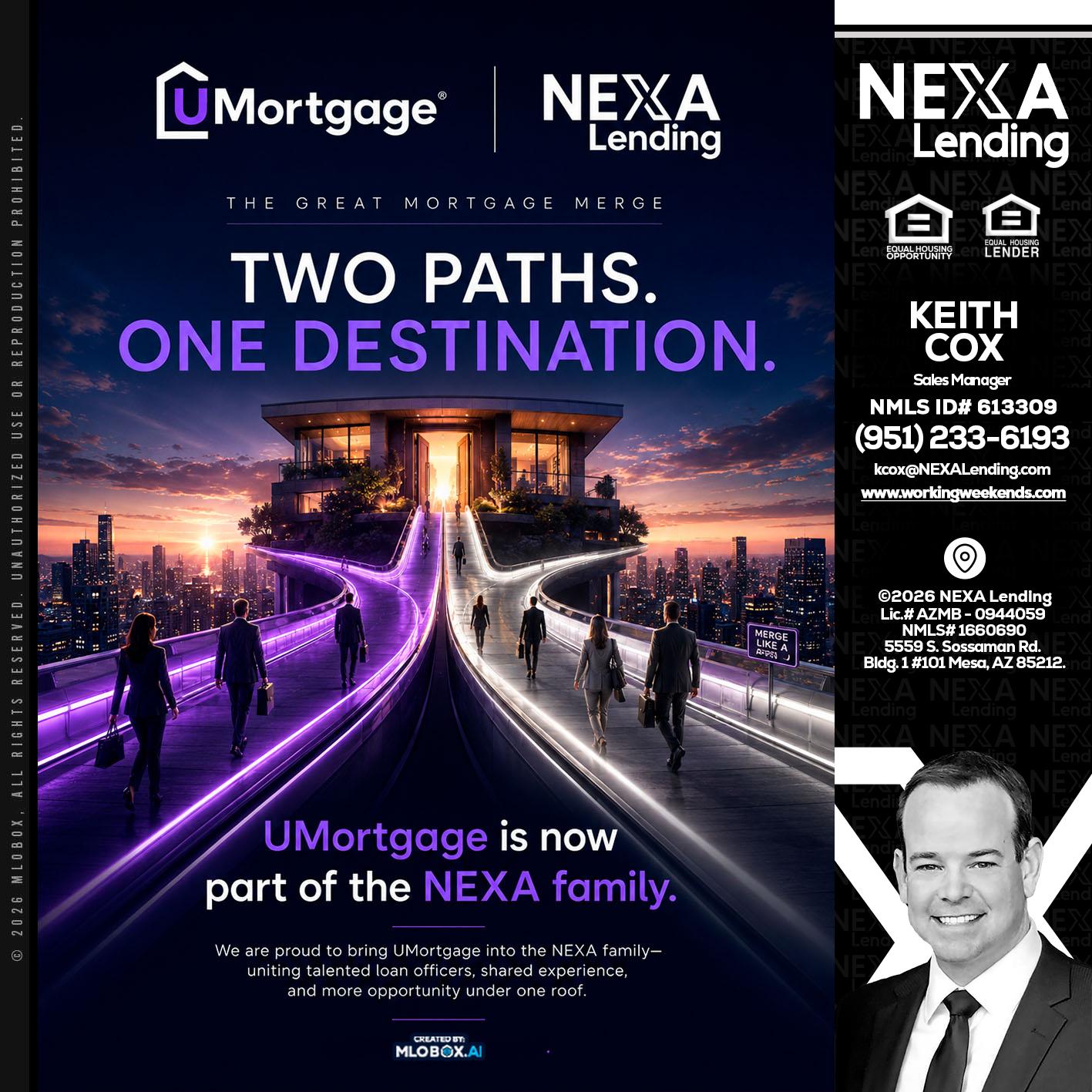 two path - Keith Cox -Sales Manager